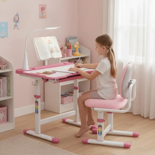 Фото - Комплект мебели школьный Evo-kids BD-23 PN